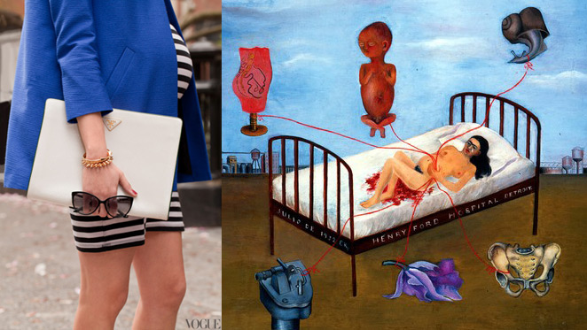 Vogue Pregnancy and Kahlo
