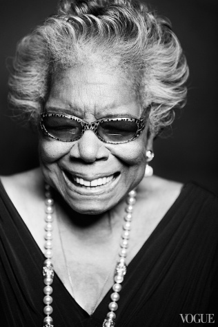 Maya Angelou photographed by Taylor Jewell